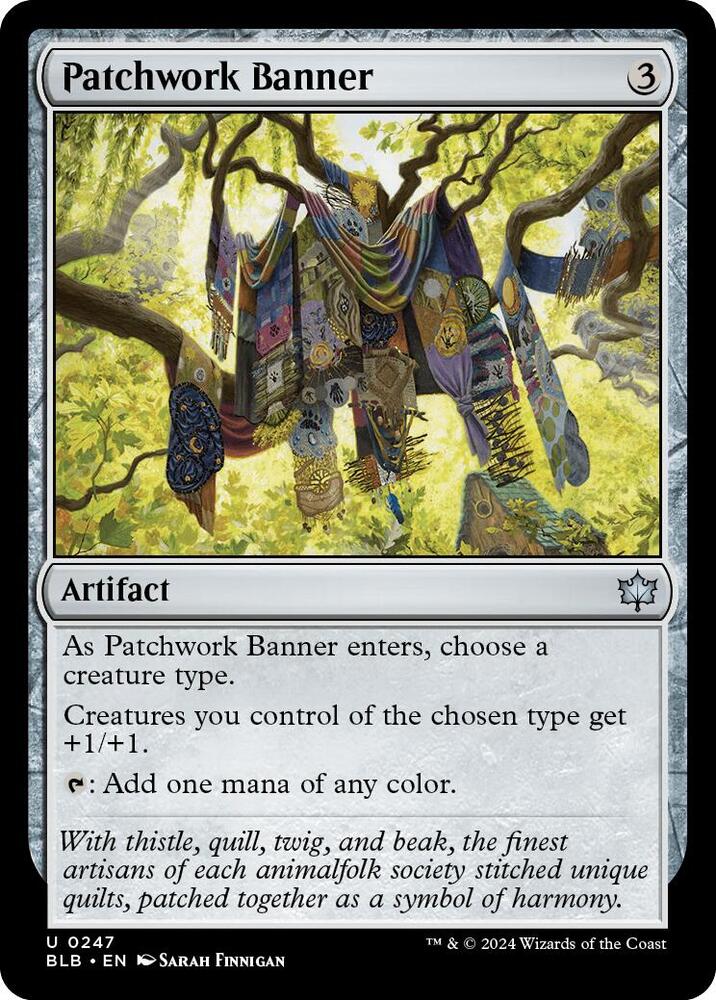 Patchwork Banner (247) [Bloomburrow]