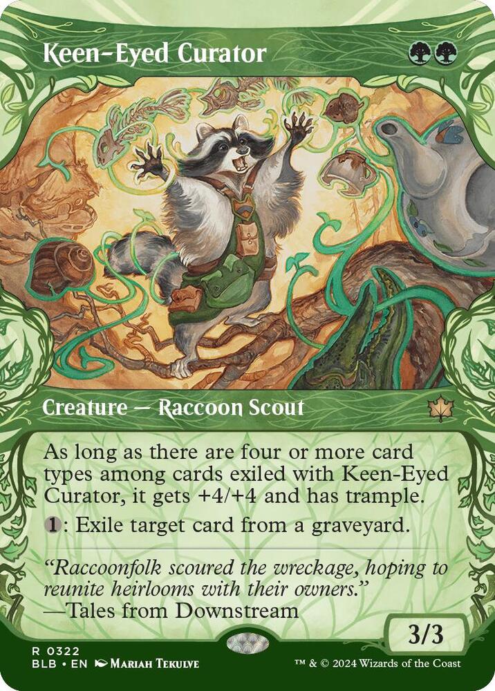 Keen-Eyed Curator (Showcase) (322) [Bloomburrow]