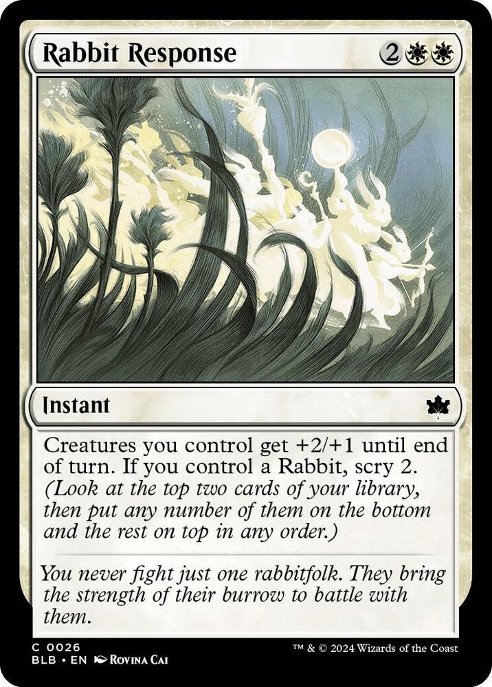 Rabbit Response (26) [Bloomburrow]
