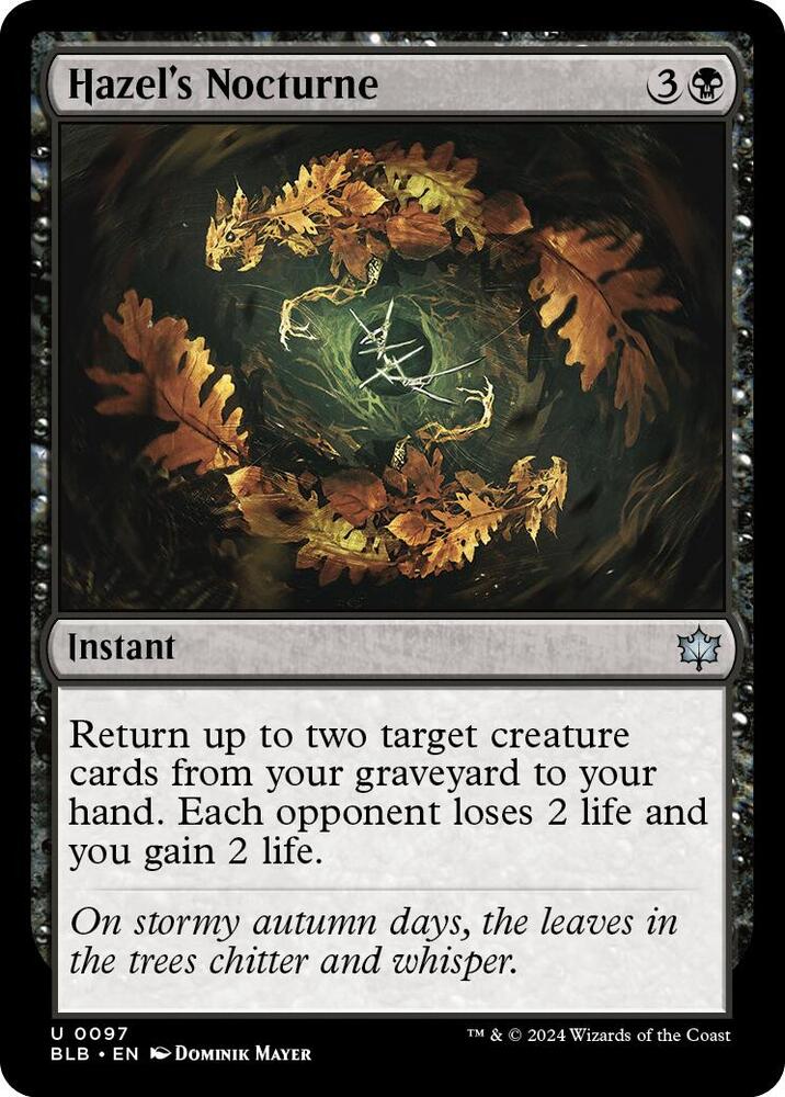 Hazel's Nocturne (97) [Bloomburrow]