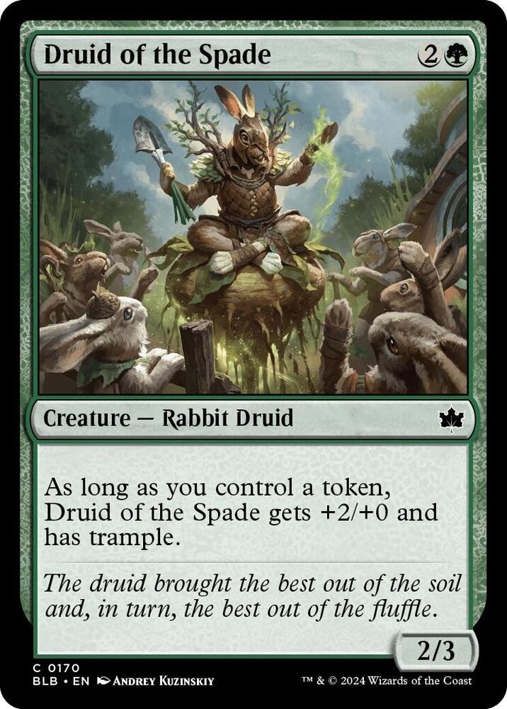 Druid of the Spade (170) [Bloomburrow]