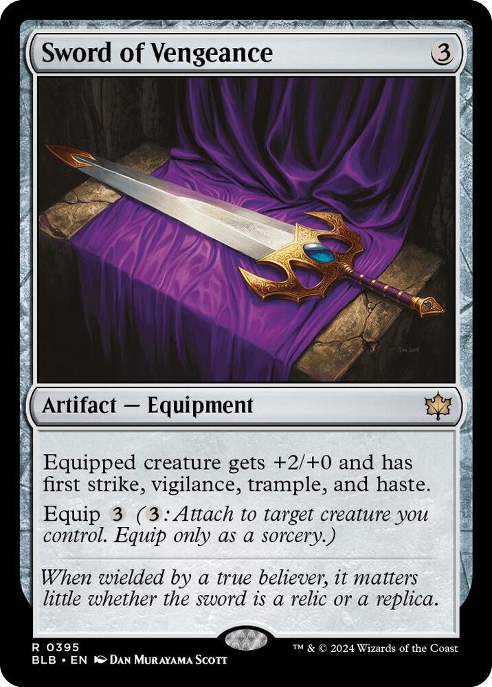Sword of Vengeance (395) [Bloomburrow]