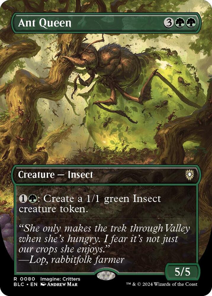 Ant Queen (Borderless) (80) [Bloomburrow Commander]