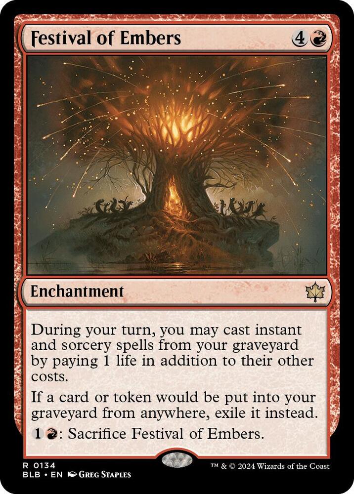 Festival of Embers (134) [Bloomburrow]