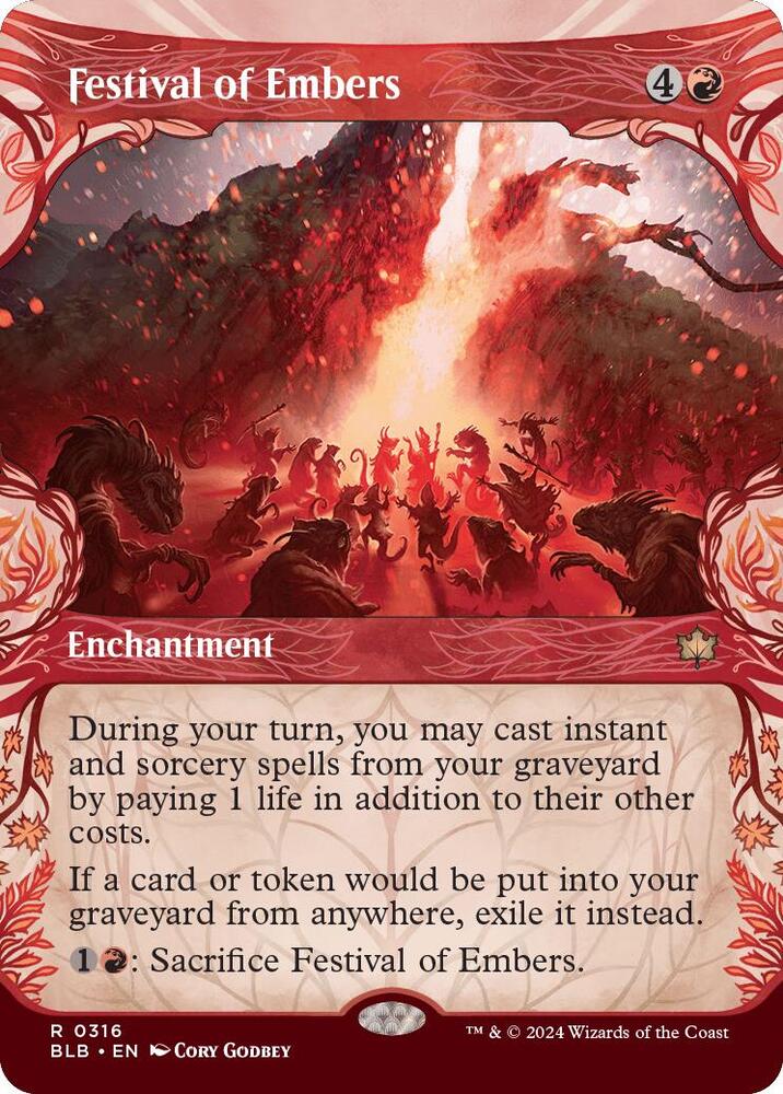 Festival of Embers (Showcase) (316) [Bloomburrow]