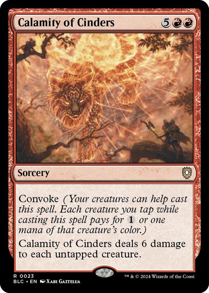 Calamity of Cinders (23) [Bloomburrow Commander]