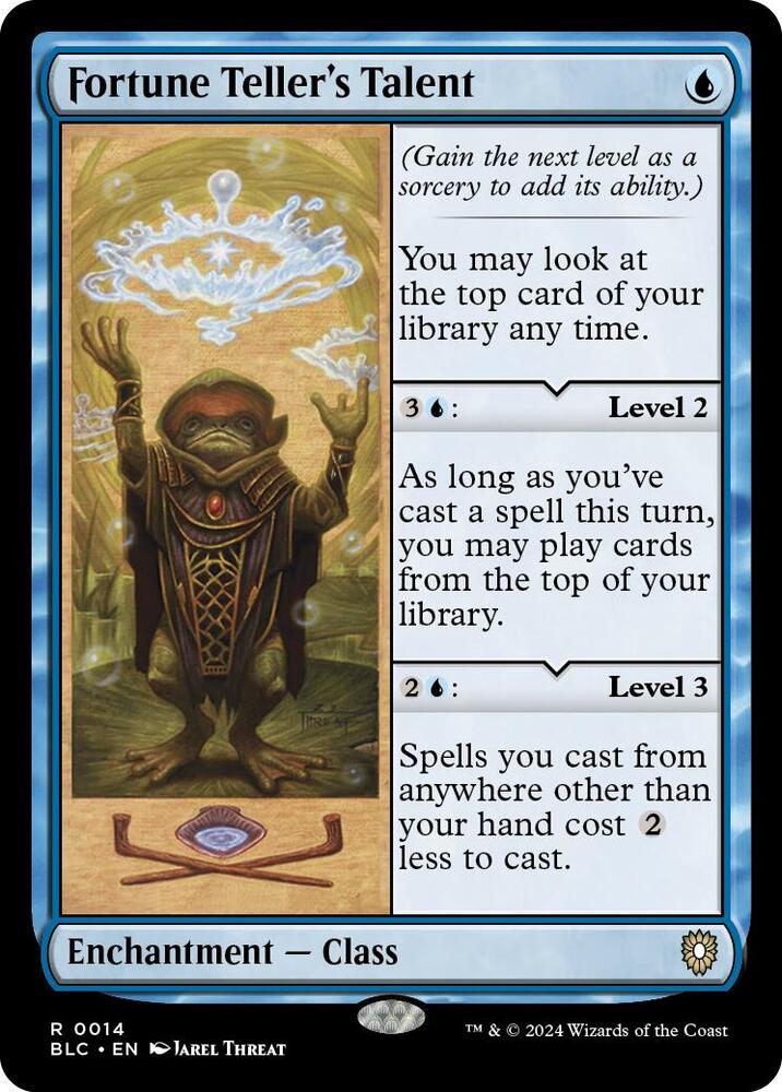 Fortune Teller's Talent (14) [Bloomburrow Commander]