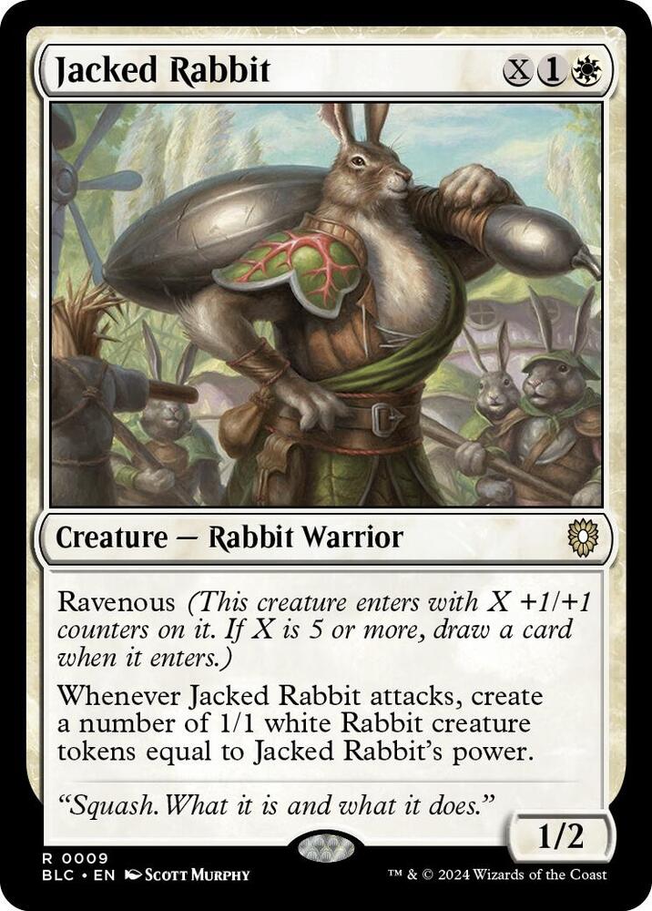 Jacked Rabbit (9) [Bloomburrow Commander]