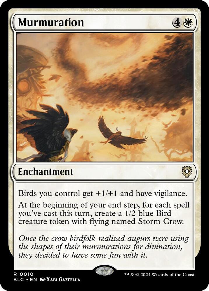 Murmuration (10) [Bloomburrow Commander]