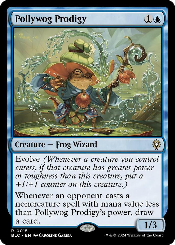 Pollywog Prodigy (15) [Bloomburrow Commander]