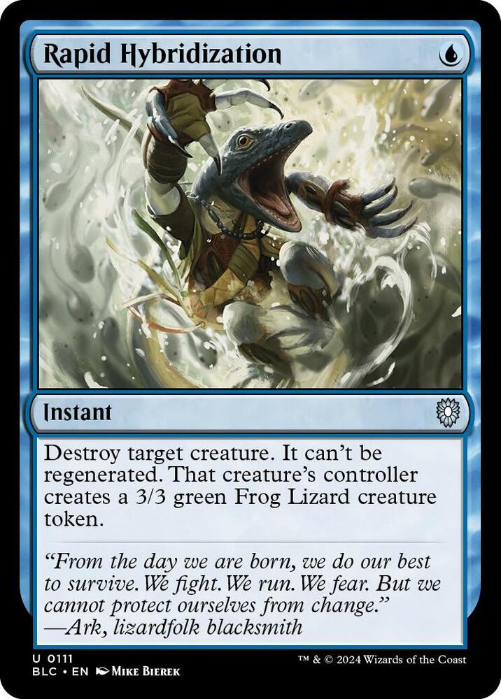 Rapid Hybridization (111) [Bloomburrow Commander]