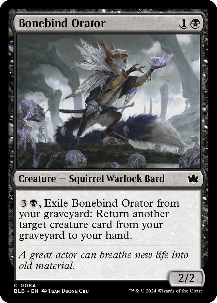 Bonebind Orator (84) [Bloomburrow]