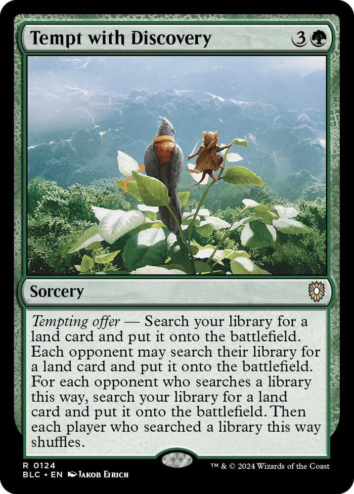 Tempt with Discovery (124) [Bloomburrow Commander]