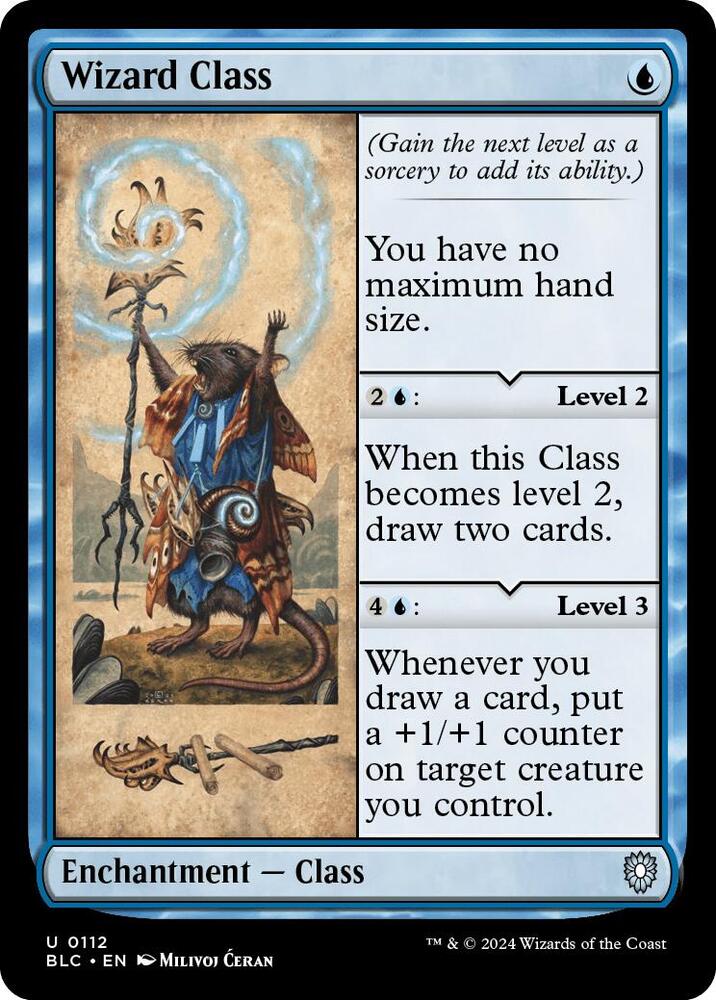 Wizard Class (112) [Bloomburrow Commander]