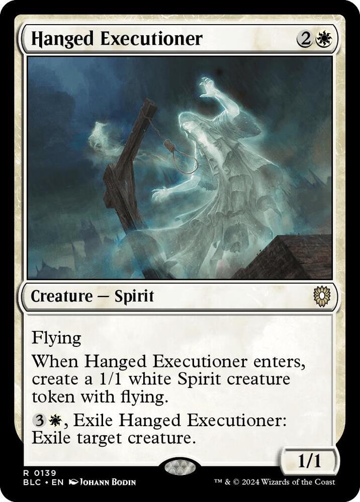 Hanged Executioner (139) [Bloomburrow Commander]