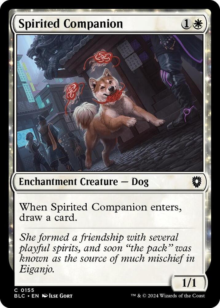 Spirited Companion (155) [Bloomburrow Commander]