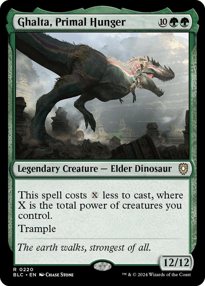 Ghalta, Primal Hunger (220) [Bloomburrow Commander]