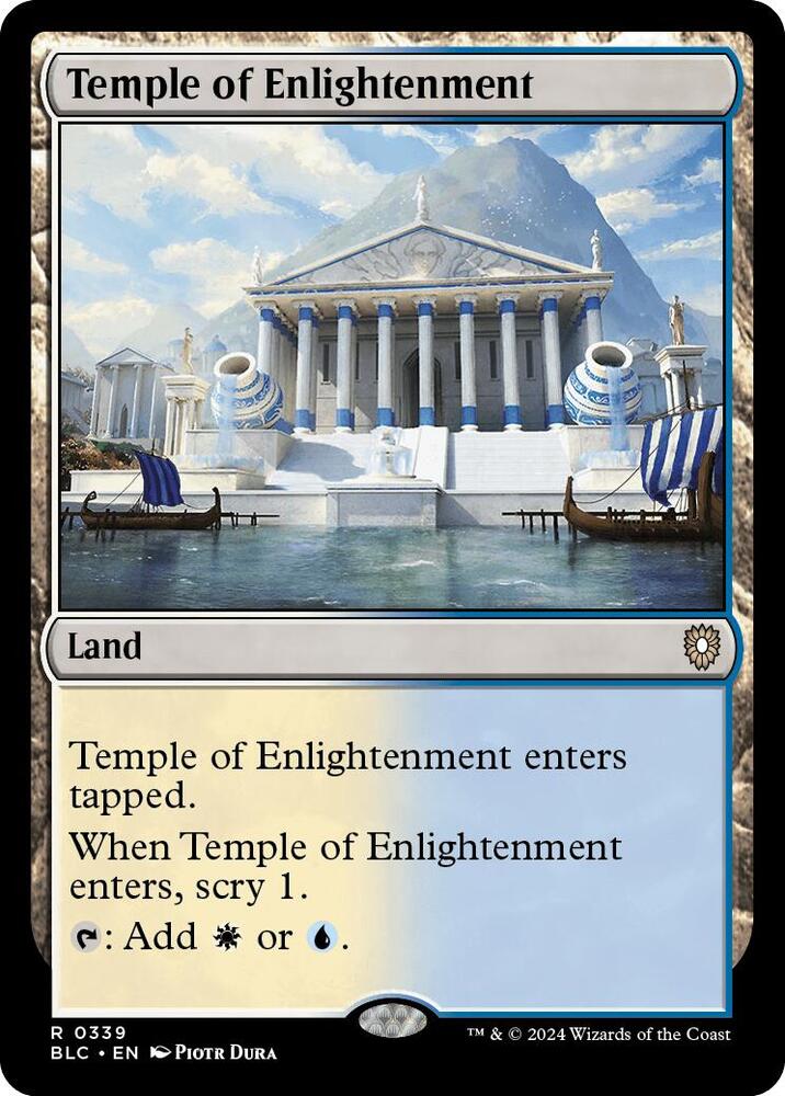 Temple of Enlightenment (339) [Bloomburrow Commander]