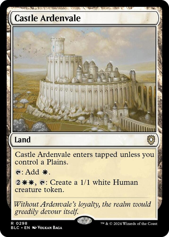 Castle Ardenvale (298) [Bloomburrow Commander]