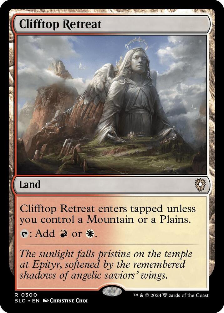Clifftop Retreat (300) [Bloomburrow Commander]