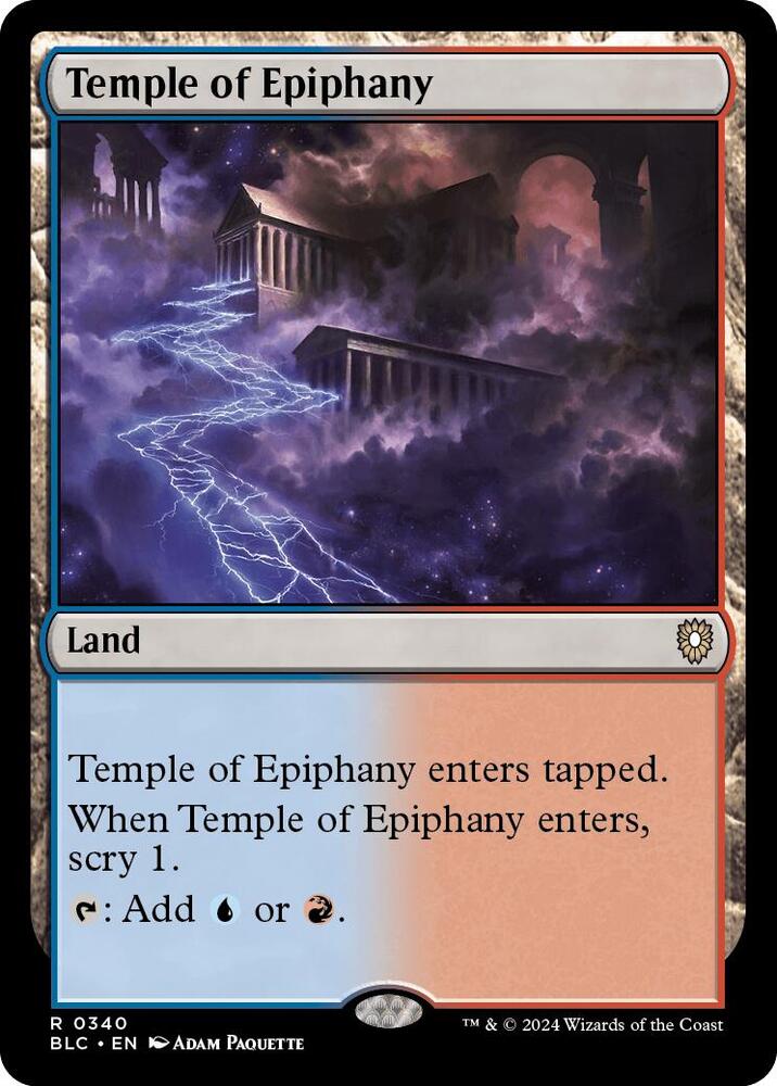 Temple of Epiphany (340) [Bloomburrow Commander]