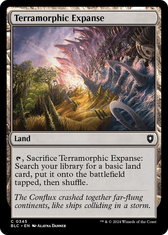 Terramorphic Expanse (345) [Bloomburrow Commander]