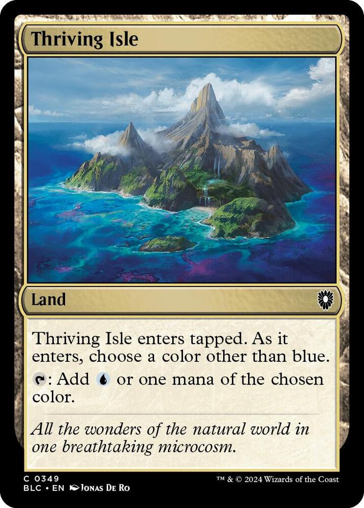 Thriving Isle (349) [Bloomburrow Commander]