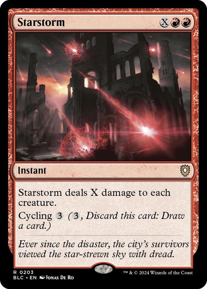 Starstorm (203) [Bloomburrow Commander]