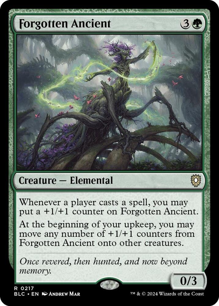 Forgotten Ancient (217) [Bloomburrow Commander]