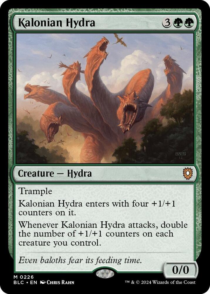 Kalonian Hydra (226) [Bloomburrow Commander]