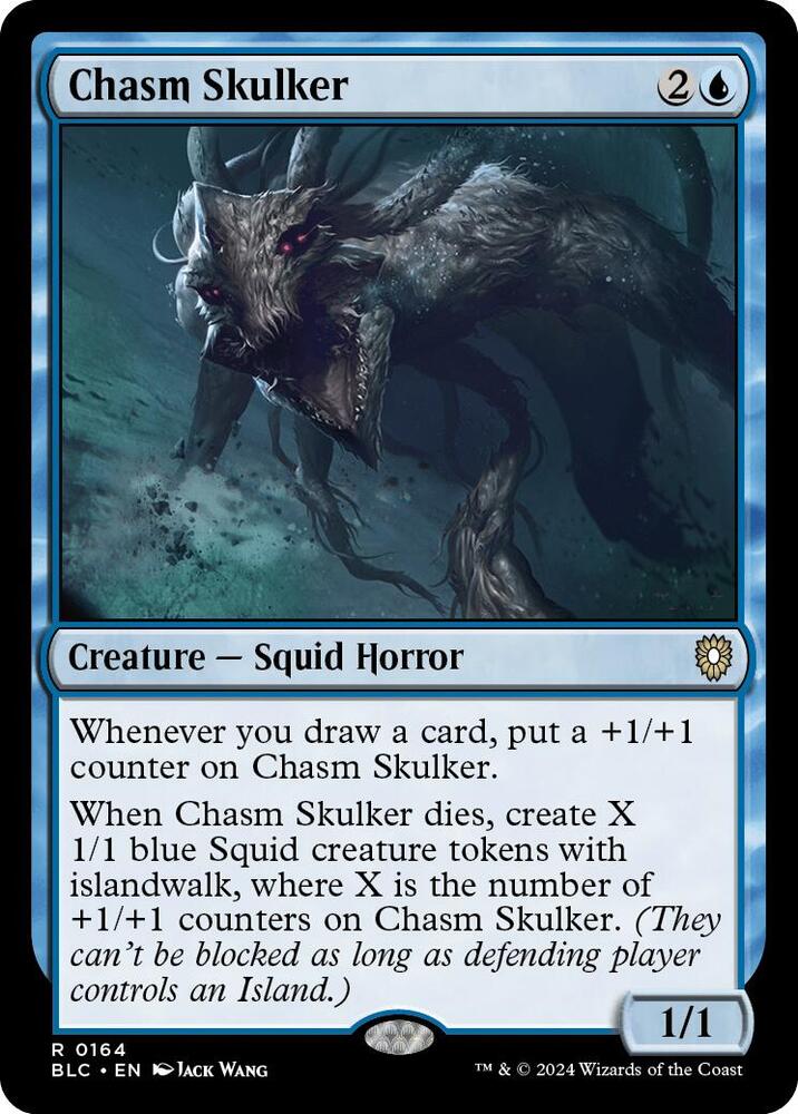 Chasm Skulker (164) [Bloomburrow Commander]