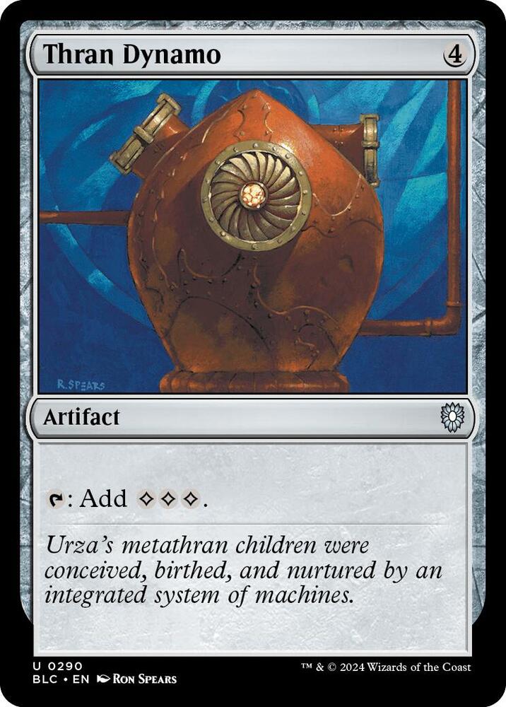 Thran Dynamo (290) [Bloomburrow Commander]