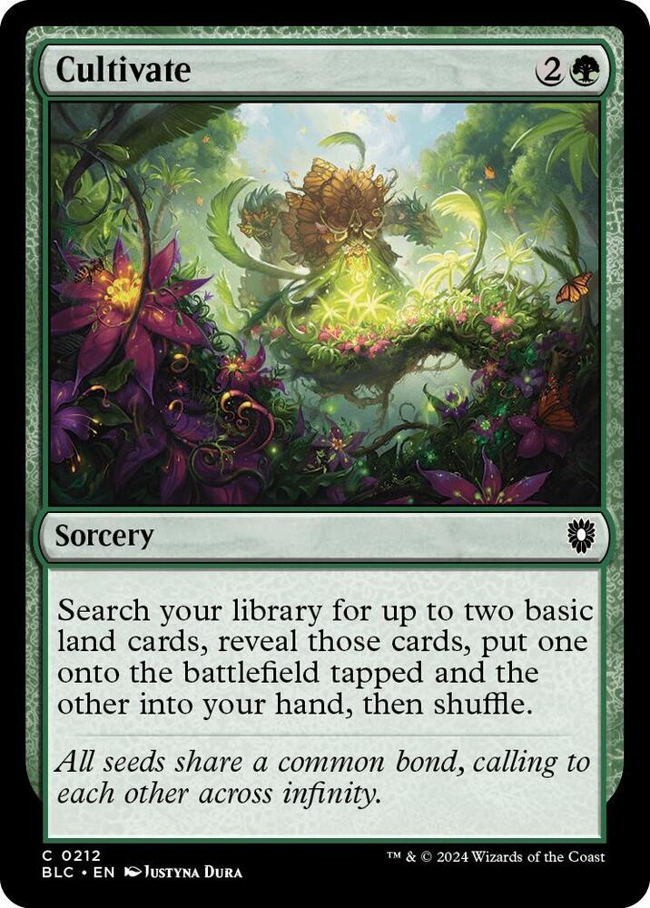 Cultivate (212) [Bloomburrow Commander]