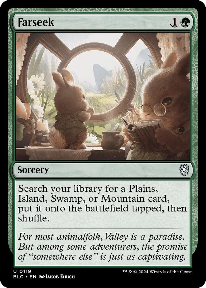Farseek (119) [Bloomburrow Commander]