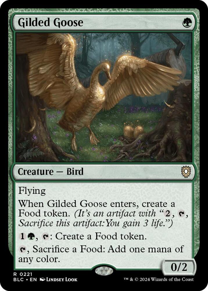 Gilded Goose (221) [Bloomburrow Commander]