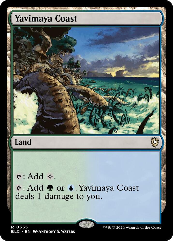 Yavimaya Coast (355) [Bloomburrow Commander]
