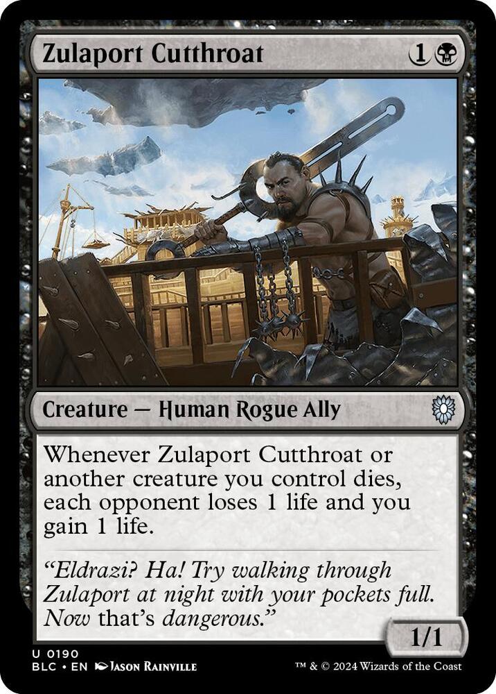 Zulaport Cutthroat (190) [Bloomburrow Commander]