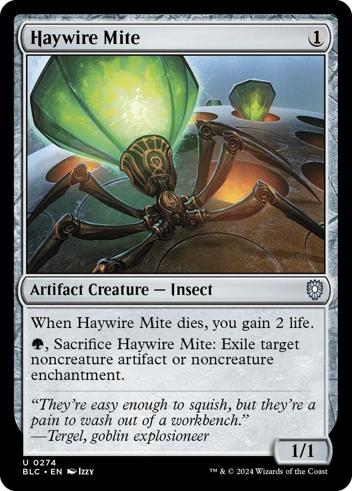 Haywire Mite (274) [Bloomburrow Commander]