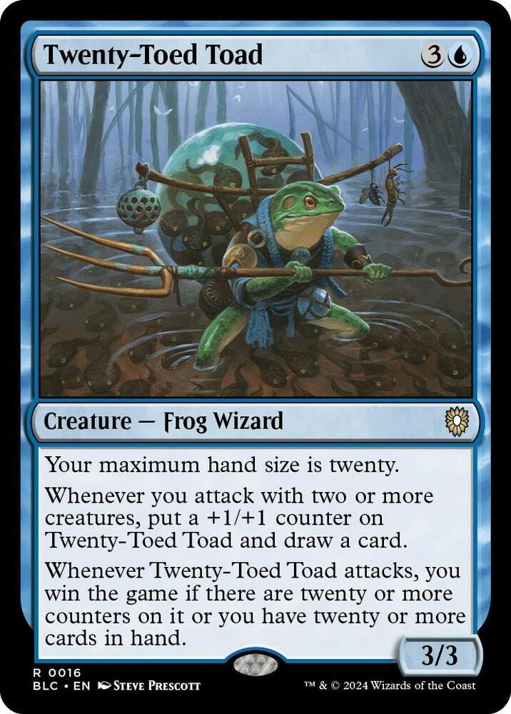 Twenty-Toed Toad (16) [Bloomburrow Commander]