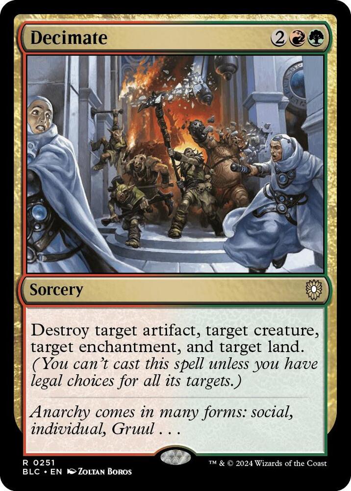 Decimate (251) [Bloomburrow Commander]