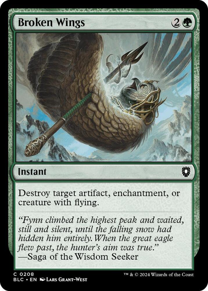 Broken Wings (208) [Bloomburrow Commander]