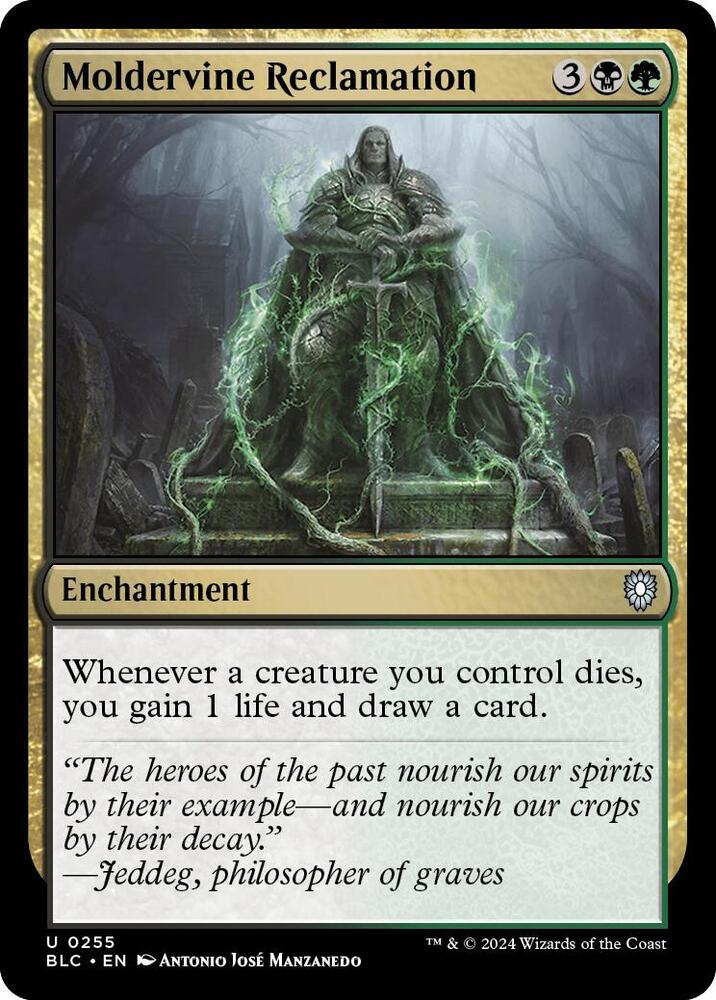 Moldervine Reclamation (255) [Bloomburrow Commander]