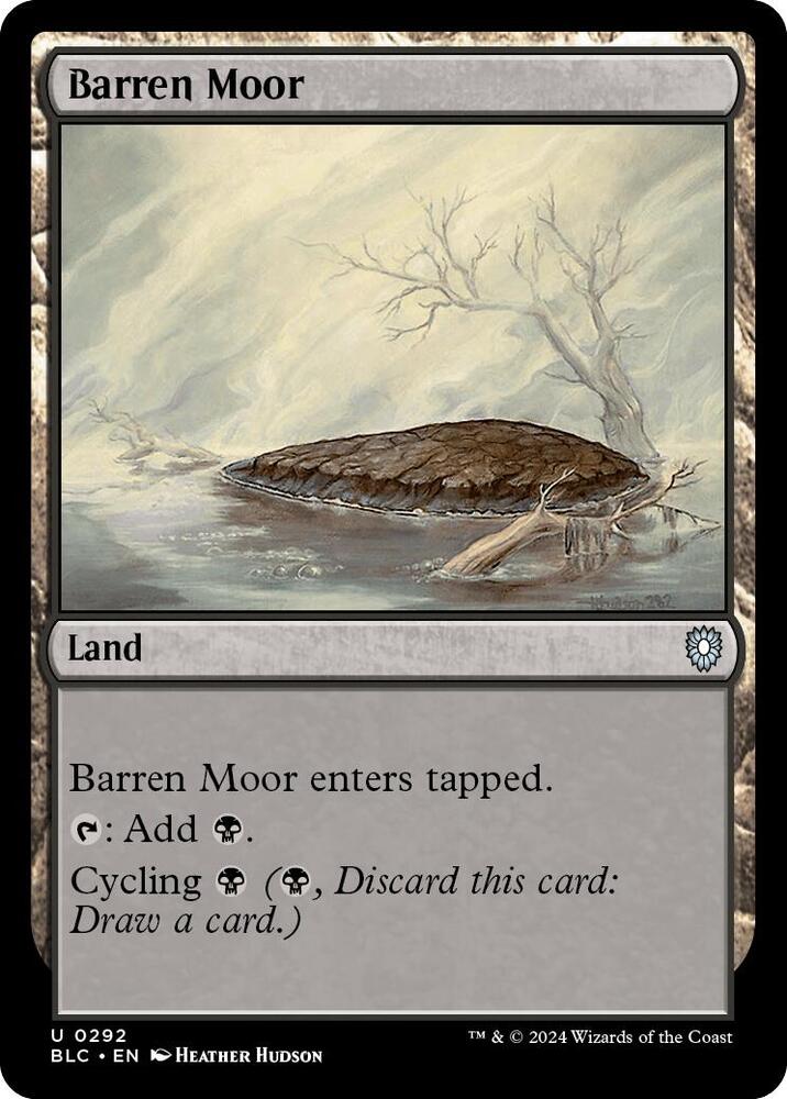 Barren Moor (292) [Bloomburrow Commander]