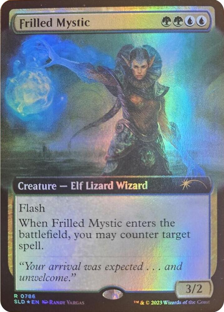 Frilled Mystic (Extended Art) (786) [Secret Lair Drop]