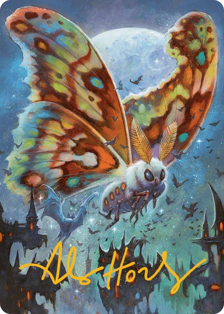 Luminous Broodmoth Art Card (Gold-Stamped Signature) (48) [Bloomburrow Art Series]