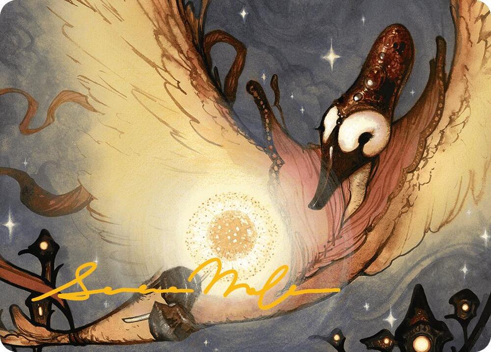 Salvation Swan Art Card (Gold-Stamped Signature) (38) [Bloomburrow Art Series]