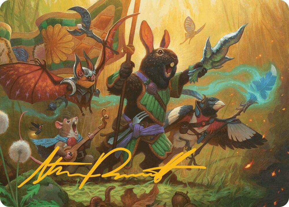 Valley Questcaller Art Card (Gold-Stamped Signature) (4) [Bloomburrow Art Series]