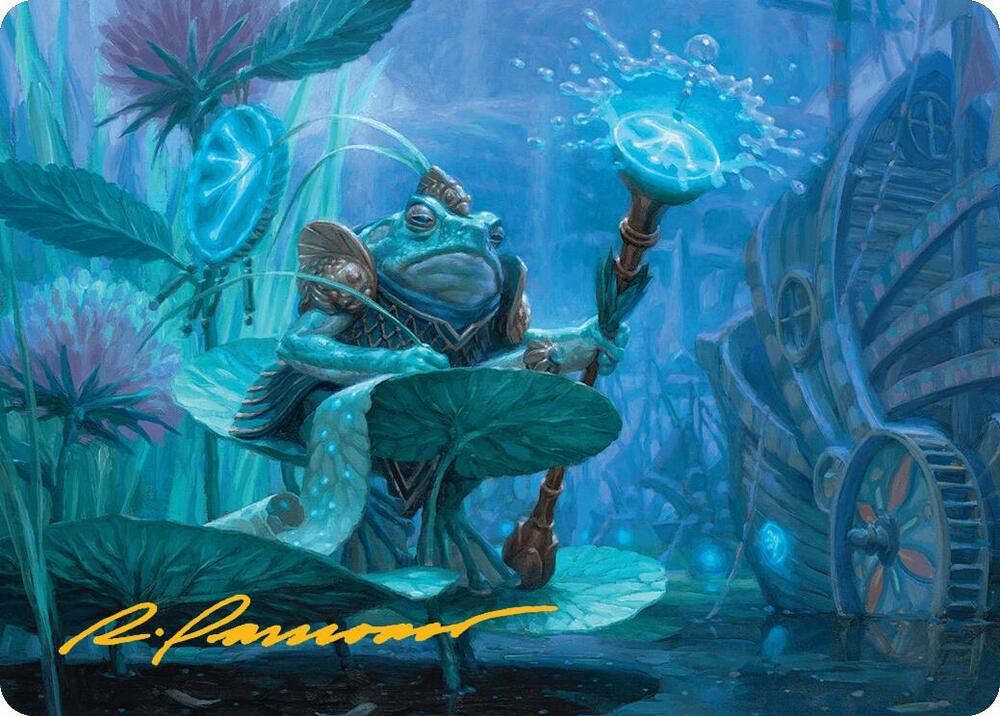 Dour Port-Mage Art Card (Gold-Stamped Signature) (5) [Bloomburrow Art Series]