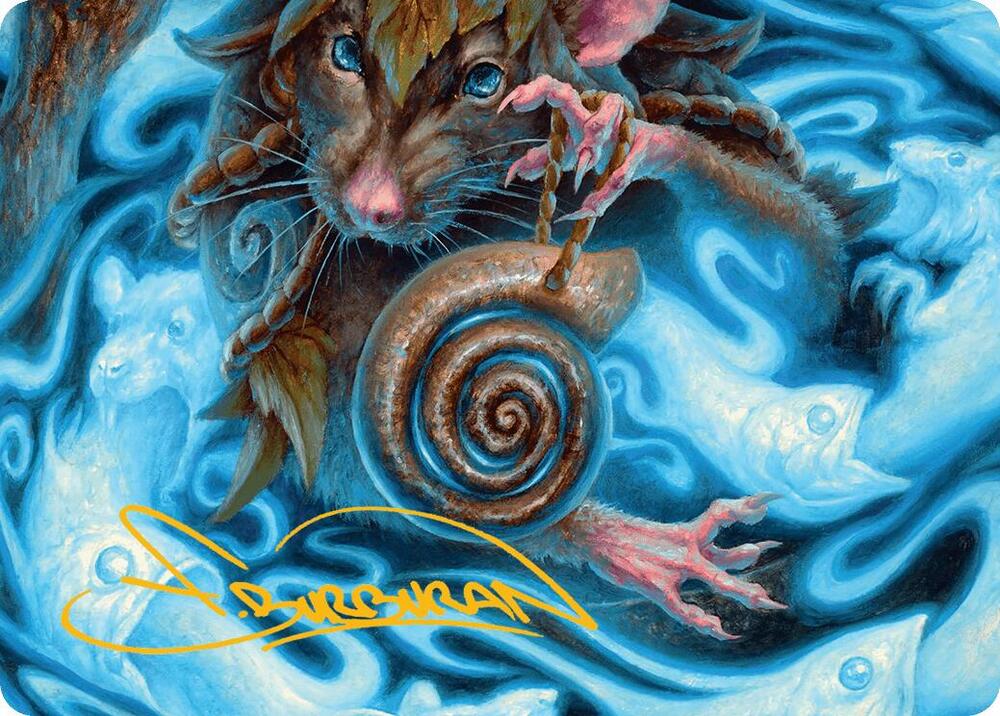 Mind Spiral Art Card (Gold-Stamped Signature) (8) [Bloomburrow Art Series]