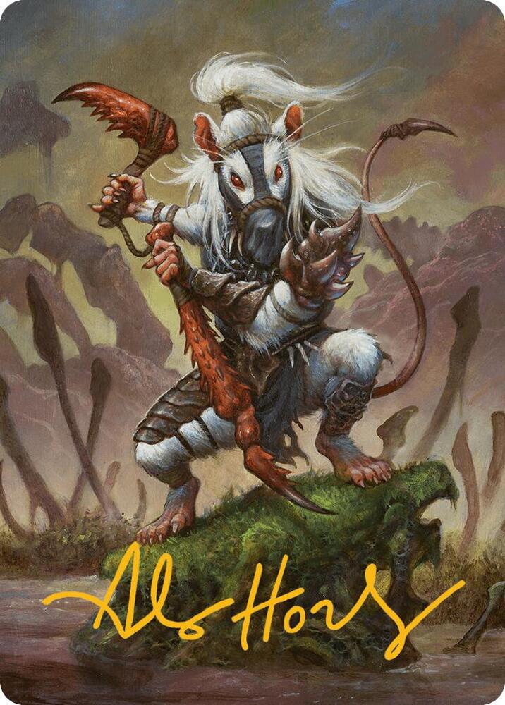 Ink-Eyes, Servant of Oni Art Card (Gold-Stamped Signature) (50) [Bloomburrow Art Series]